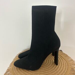 Aldo Elegant Black Sock Heeled Boots❤️9